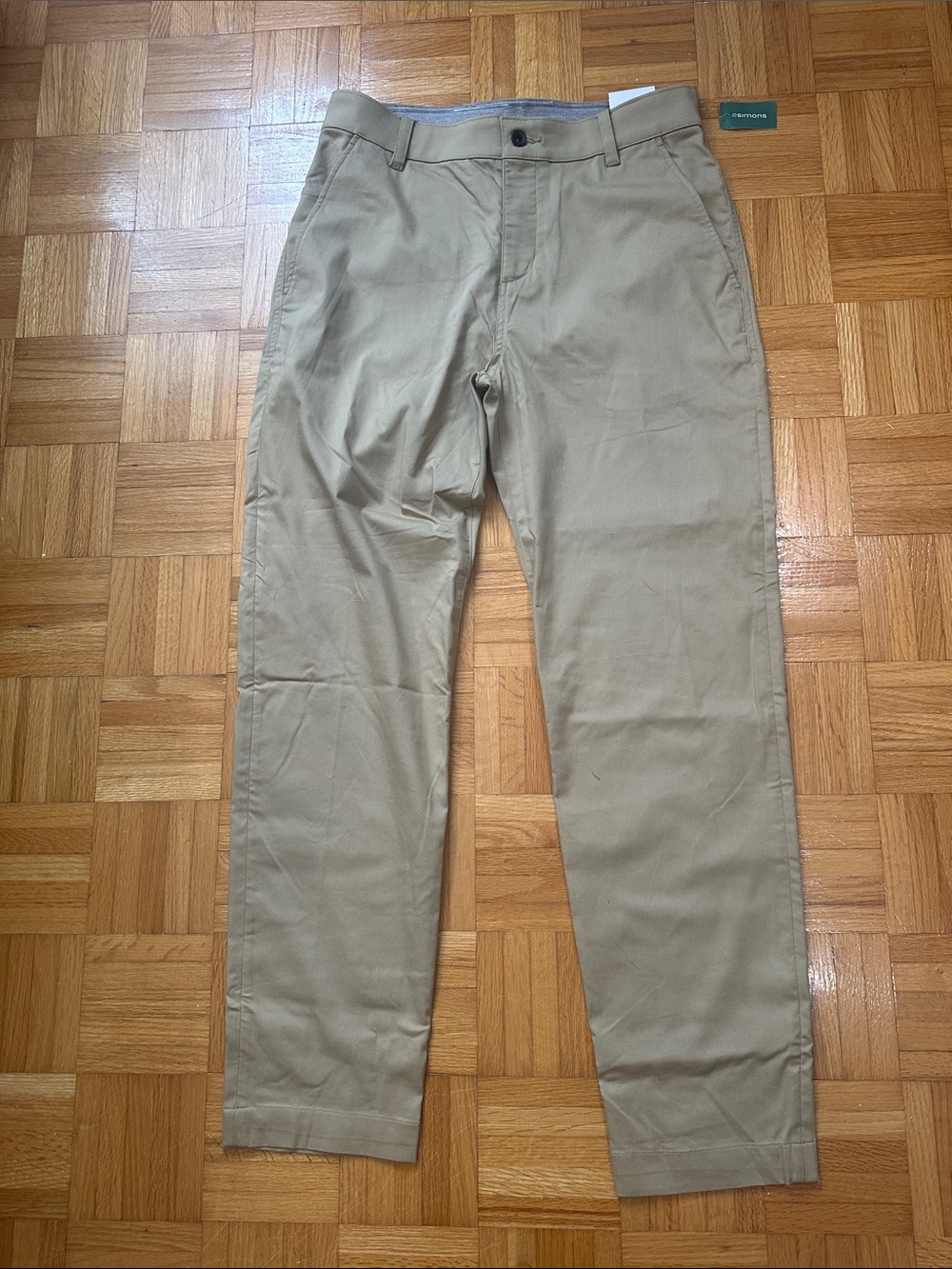 Nike Men's Khaki Straight-Leg Chinos - Light Tan